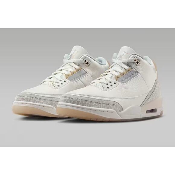 NIKE AIR JORDAN Retro Craft Shoes Ivory/Grey Mist-Cream LIMITED